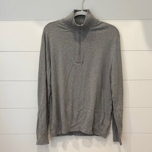 Banana Republic cotton/cashmere quarter zip